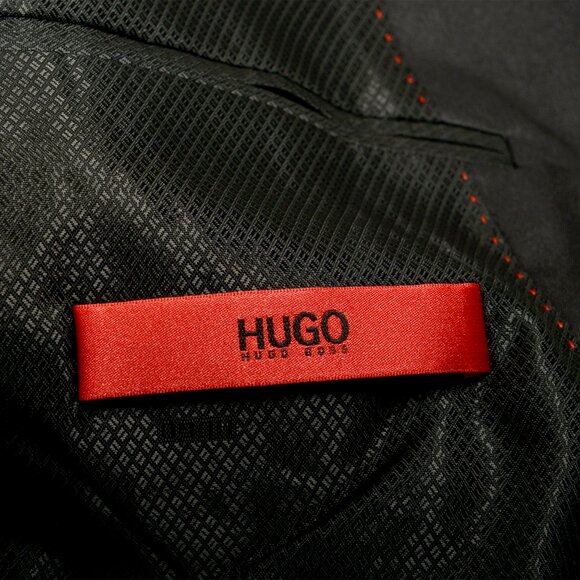 Hugo Boss Men's "C-JeffS" Black Wool Tuxedo Style Blazer US 38R IT 48R - Picture 7 of 7